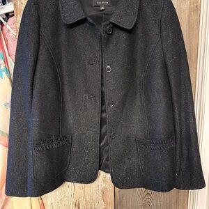 Talbots Women's Sparkling Black Blazer